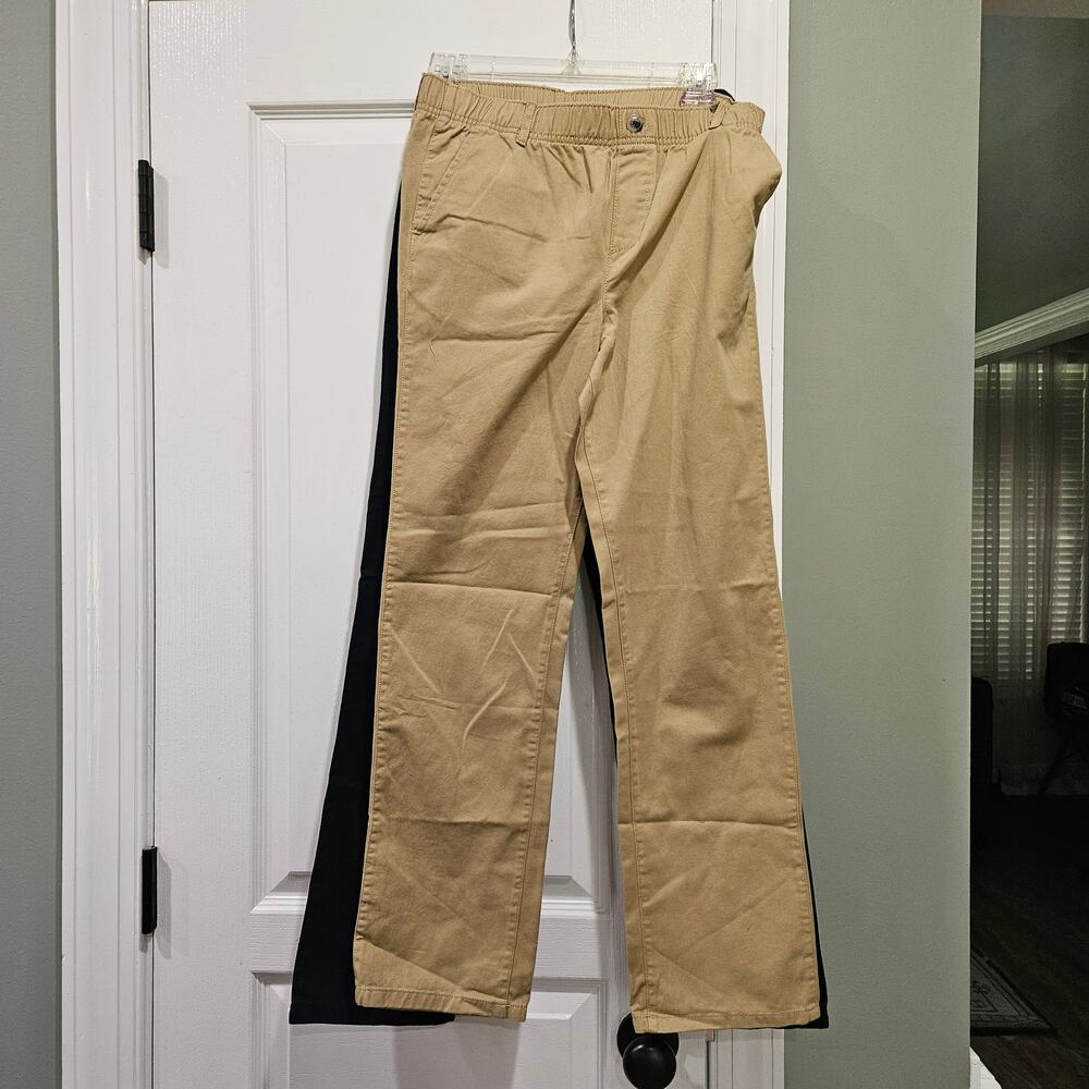 4 Pairs Children's Place Boy's Sz 14 Pull On Relaxed Straight Leg Chino Pants - Picture 8 of 9